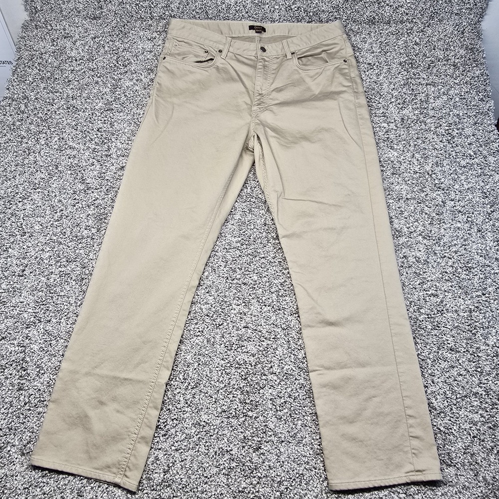 quince comfort stretch traveler 5-pocket Straight Chino pants Men Size 36x32